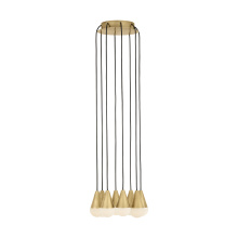 Visual Comfort & Co. Modern Collection SLCH51530HAB - Cupola Alabaster 8 Light Chandelier