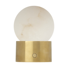 Visual Comfort & Co. Modern Collection SLTB53027ALBHAB - Mina Alabaster Accent Rechargeable Table Lamp