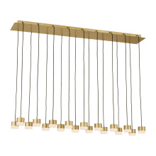 Visual Comfort & Co. Modern Collection SLCH52330HAB-277 - Gable Alabaster 18 Light Chandelier