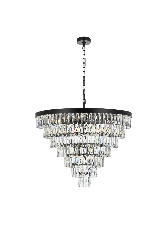 Pendant D32"H24"L25 Black