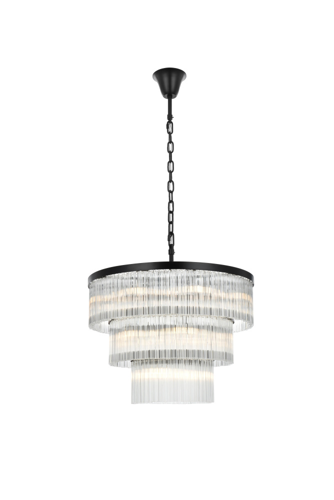 Pendant D32"H24"L18 Black