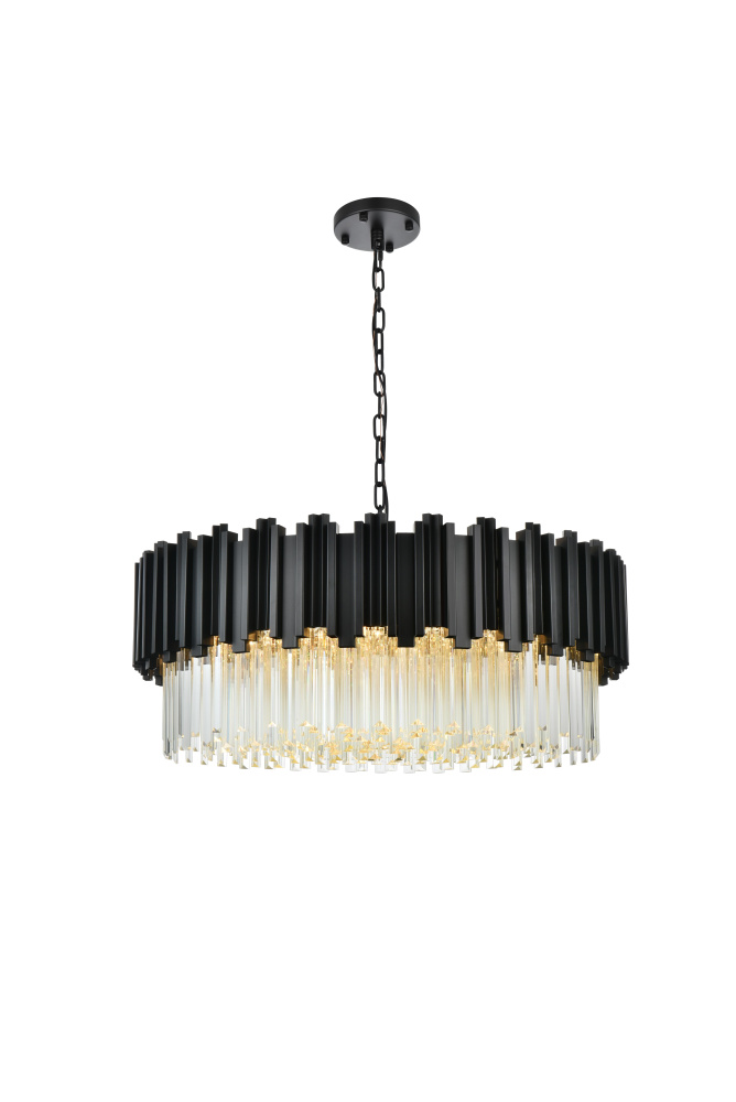 Pendant D32"H14"L11 Black
