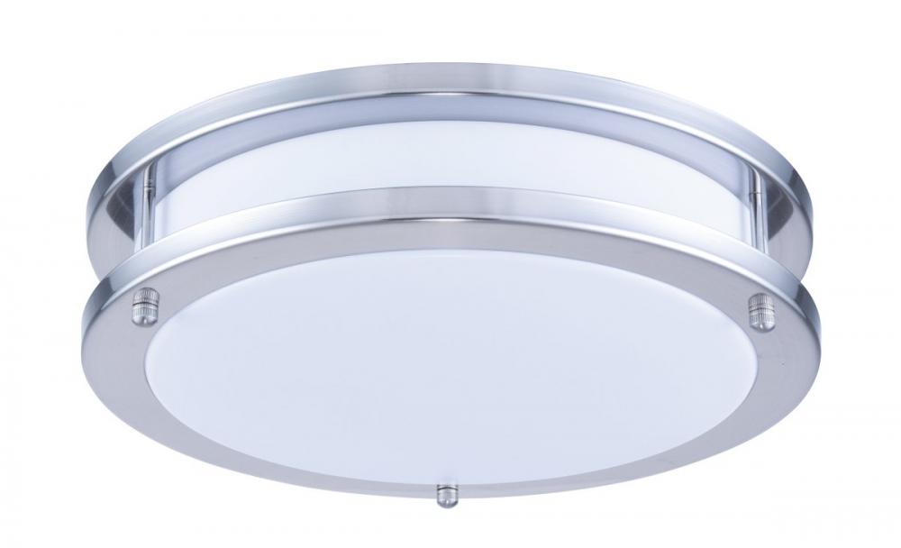 LED Double Ring Ceiling Flush, 3000k, 120 Degree, Cri80, Etl/Fcc, 15w, 75w Equivalent, 50000hrs