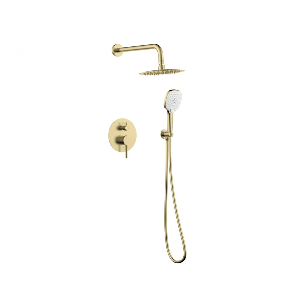 Shower Room Faucet 17-9/32" × 78" brushed gold