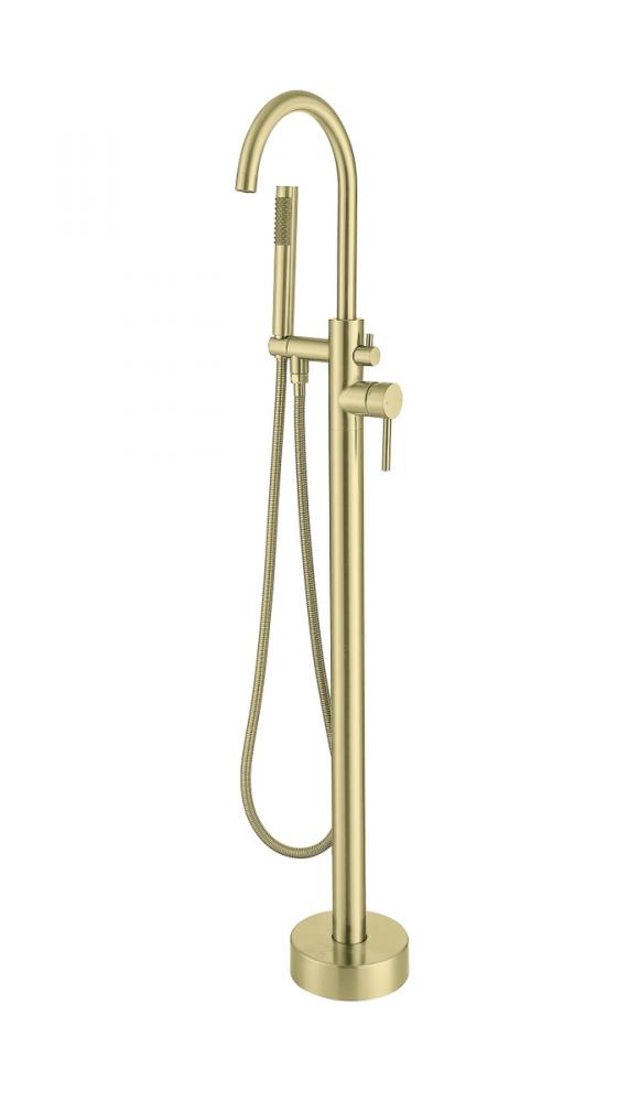Tub Faucet 7 5/6" × 3‘ 8-7/8"  × 11 7/8" brushed gold