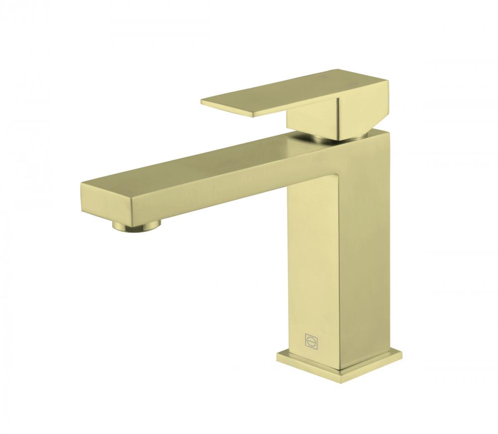 Vanity Faucet 2" × 6 1/4"× 7" brushed gold