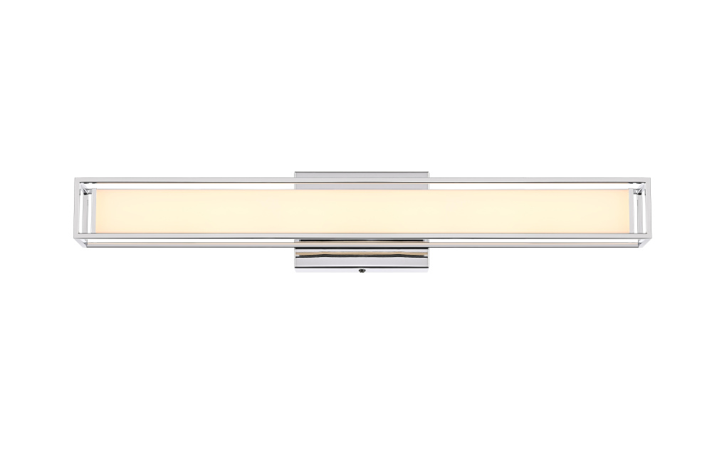 Wall Sconce L24" E4.5" H4.3" LED 14W 3CCT Chrome