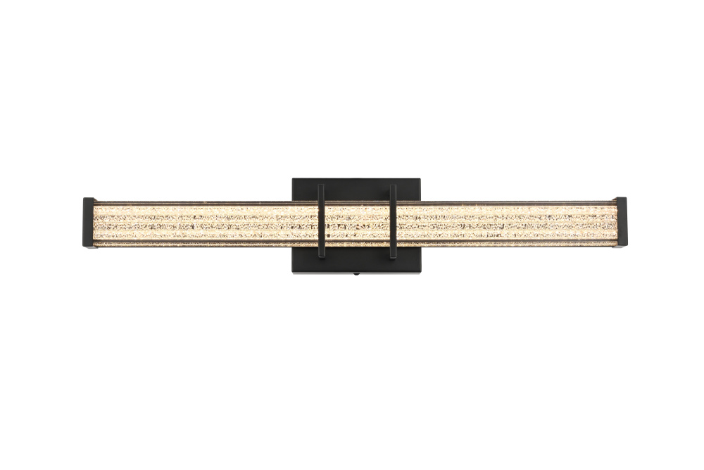 Wall Sconce L24" E4.5" H4.3" LED 14W 3CCT Black