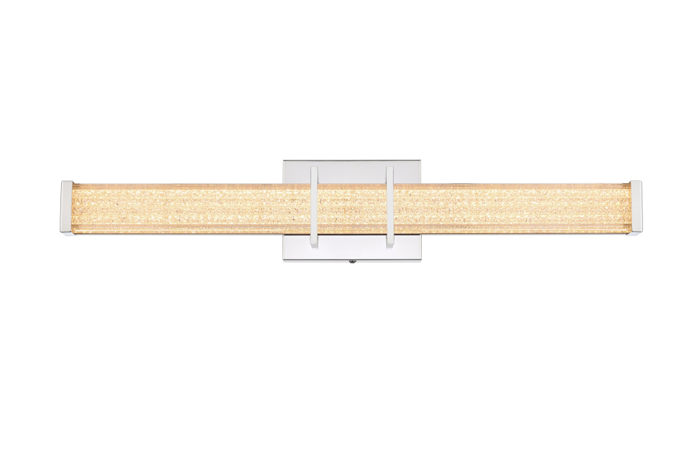 Wall Sconce L24" E4.5" H4.3" LED 14W 3CCT Chrome