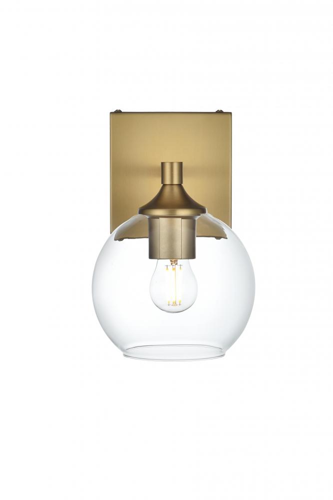 Eero 6 inch Wall Sconce in Satin Gold