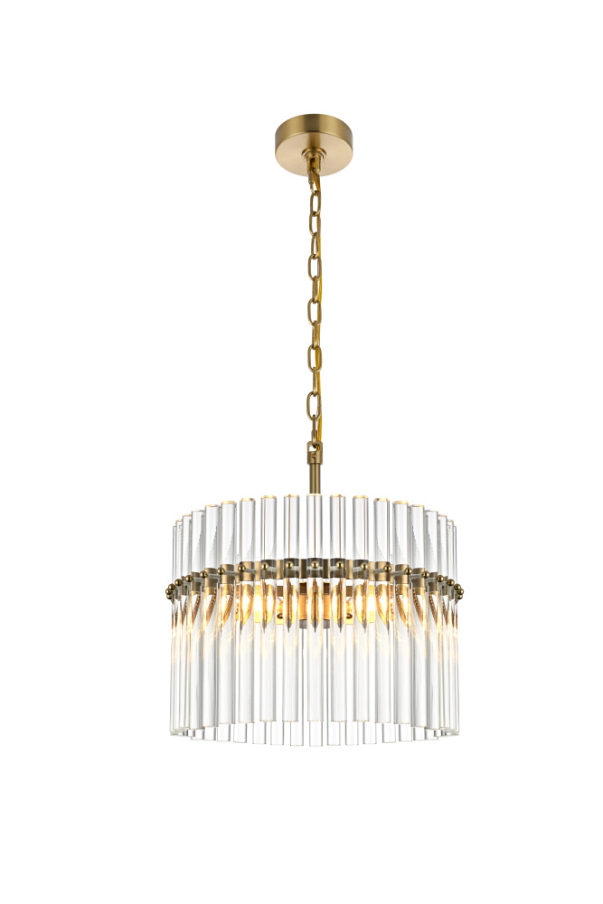 Pendant D16" x H16" L3 Satin Gold