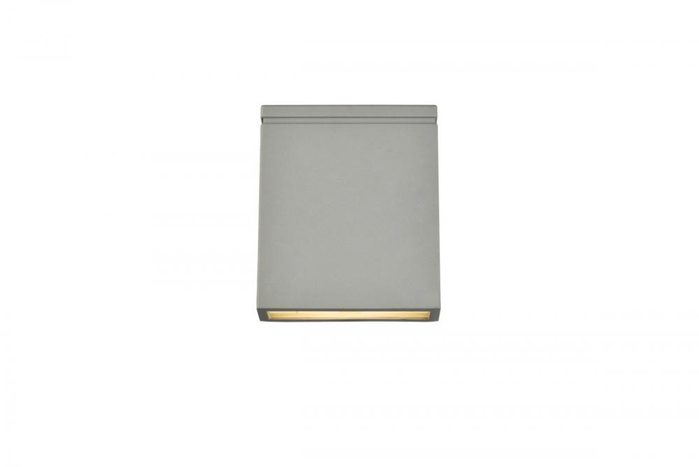 Raine Integrated LED wall sconce  in silver