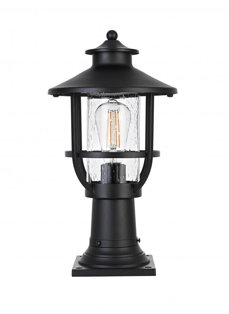 Janney 7 inch Outdoor Pendant in Black