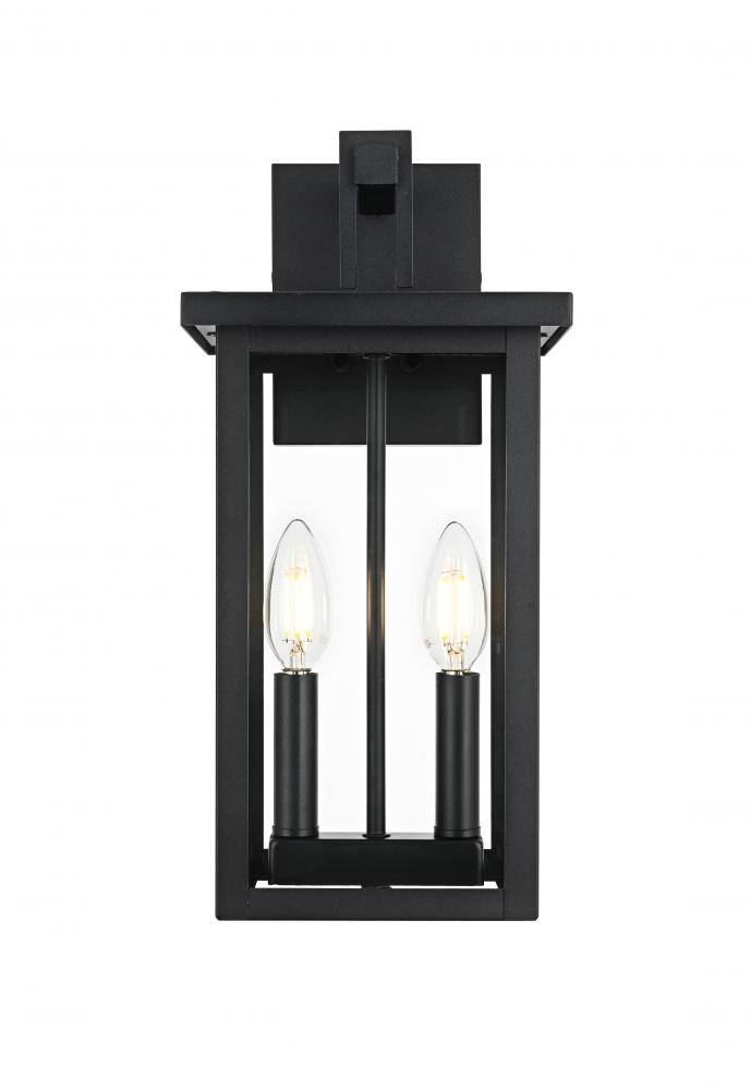 Venango 7 inch Outdoor Pendant in Black