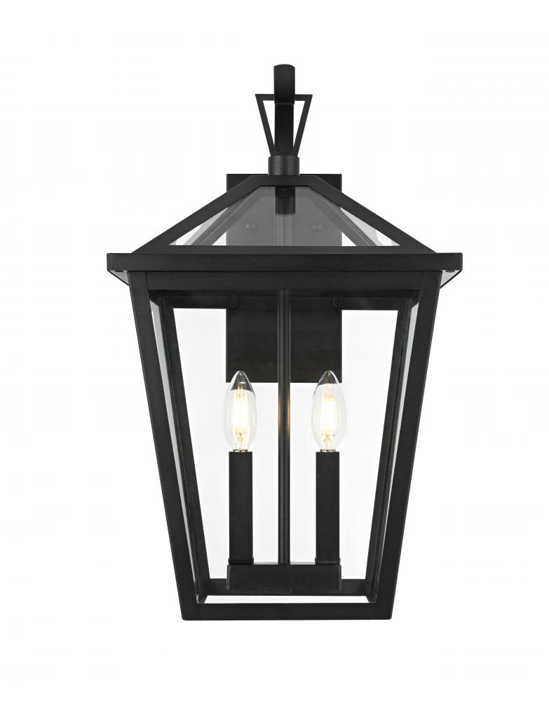 Frankford 7 inch Outdoor Pendant in Black