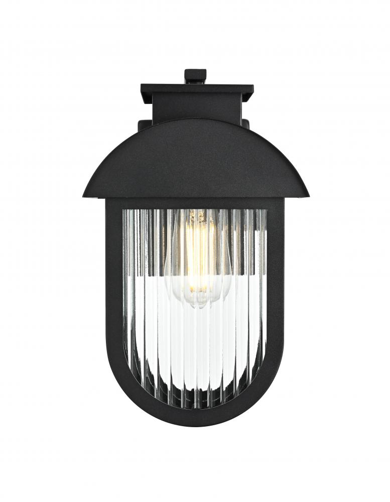 Wall sconce W8" H13" E7" L1 Black