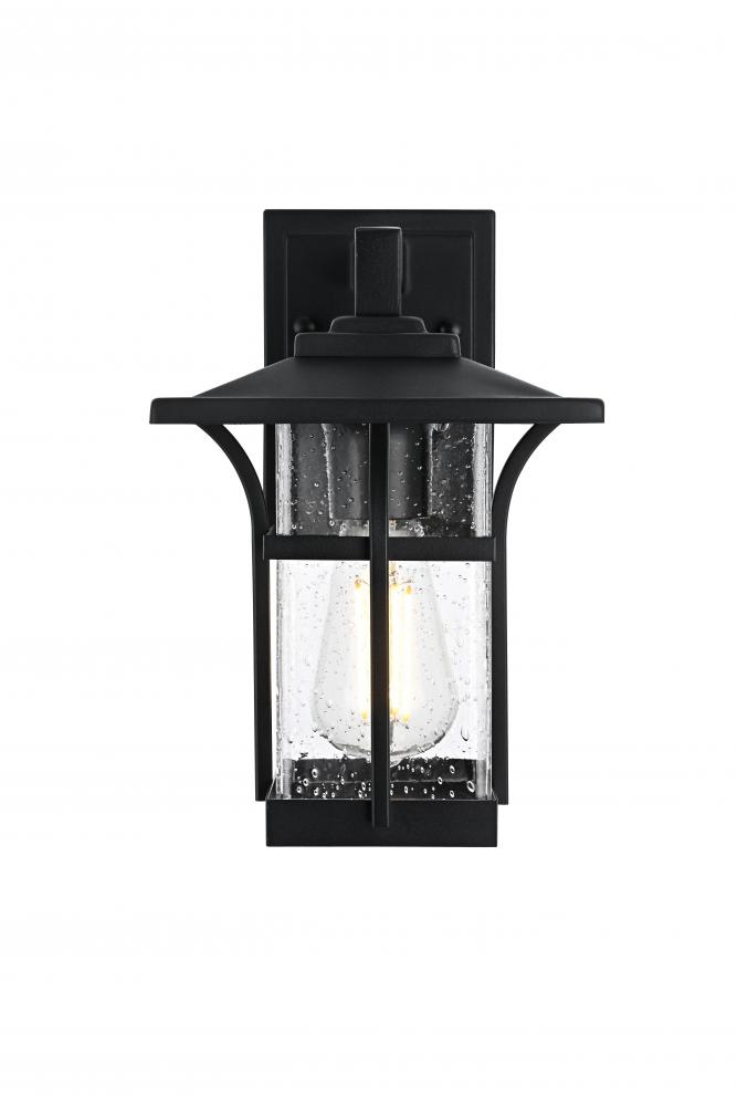 Wall sconce W7" H11" E8" L1 Black