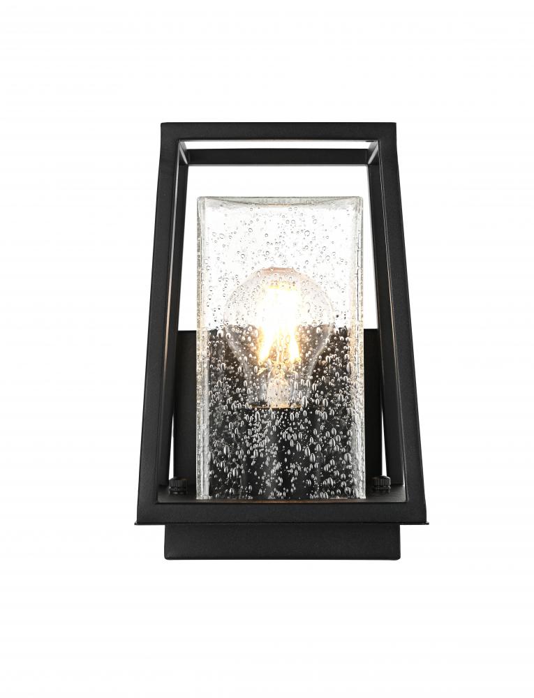 Wall sconce W6"* H9.5" E7" L1 Black