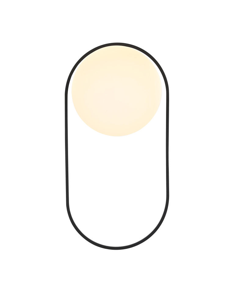 Wall Sconce W5.9" E5.9" H11.8" Black