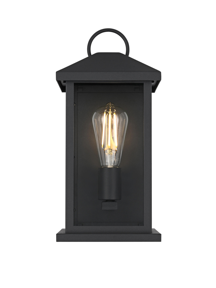 Wall Sconce W6.7" E6.2" H14.2" Black
