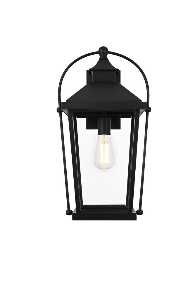 Luz 20 inch Outdoor Wall sconce in Black