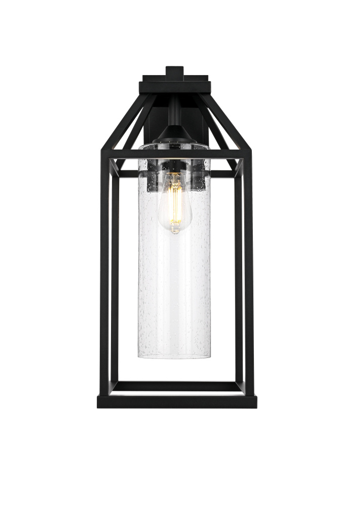 Zora 24 inch Outdoor Wall sconce in Black