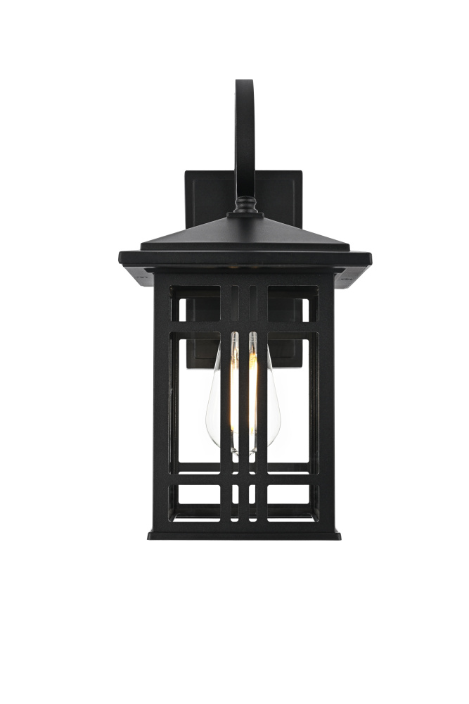 Harley 14 inch Outdoor Wall sconce in Black