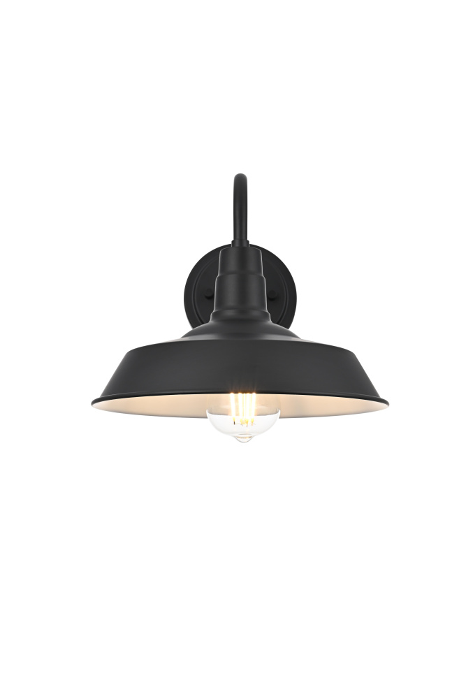 Wall Sconce W10"xH9"xE15" Black