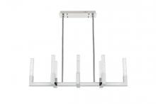 Elegant 1030G42C - Noemi Pendant L42" W12" H12" L8 DIM 3CCT Chrome