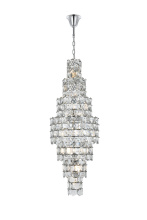 Elegant 1050SR24C - Pendant D24"H67"L26 Chrome