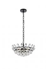 Elegant 1104D16BK - Emilia 16 inch pendant in black