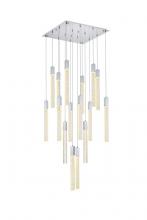 Elegant 2066G30C - Weston 16 lights pendant in chrome