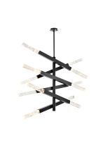 Elegant 2085L6BK - Pendant L48"H36"L12 Black