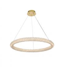 Elegant 3800D31SG - Bowen Hang D31.5"H2.5"LED 48W DIM 3CCT  Satin Gold