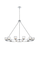 Elegant 5100D48C - Pendant Light D48" G9 Lt12 40W Chrome