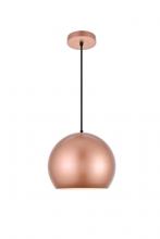 Elegant LD2405HG - Kasey 1 Light Honey Gold Pendant