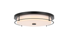 Elegant LD304F20BK - Flush Mount D20" H4" LED 24W 3CCT Black