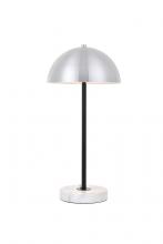 Elegant LD4026T10BN - Forte 1 Light Brushed Nickel Table Lamp