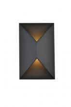 Elegant LDOD4022BK - Raine Integrated LED Wall Sconce in Black