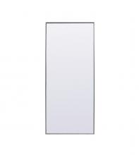 Elegant MR4FL3072S - Metal Frame Rectangle Full Length Mirror 30x72 Inch in Silver