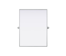 Elegant MR6H2736SIL - Metal Frame Mirror 27"W x 36"H Silver