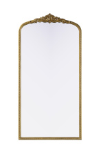 Elegant MR7F3672AB - Naomi Vintage Resin Mirror 36x72 in Antique Brass