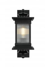 Elegant OD316W19BK - Wall sconce W7." H18.5" E9" L1 Black