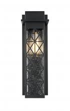 Elegant OD361W16BK - Wildey 7 inch Outdoor Pendant in Black