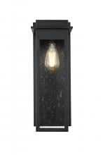 Elegant OD362W19BK - Dunton 7 inch Outdoor Pendant in Black