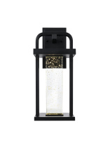 Elegant OD602W15BK - Uriah 16 inch LED Outdoor Wall sconce in Black
