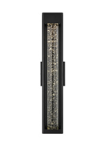 Elegant OD604W22BK - Amaris 22 inch LED Outdoor Wall sconce in Black