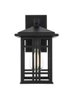 Elegant OD613W13BK - Harley 13 inch Outdoor Wall sconce in Black