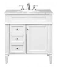 Elegant VF-1024 - 32 In. Single Bathroom Vanity Set in White