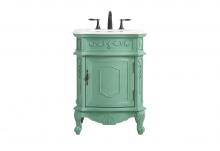 Elegant VF-1031VM - 24 inch Single bathroom vanity in vintage mint